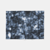 Blue Bokeh Fleece Deken (Voorkant (Horizontaal))