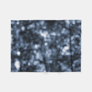 Blue Bokeh Fleece Deken