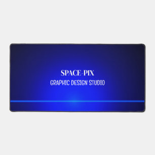 Blue Bokeh Guilloché Design, Graphic Designer Bureaumat