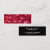 Blue Bokeh Mini Visitekaartje (Voorkant / Achterkant)