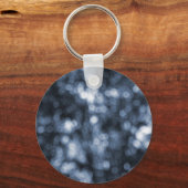 Blue Bokeh Sleutelhanger (Voorkant)