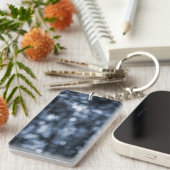 Blue Bokeh Sleutelhanger (Voorkant Rechts)