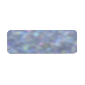 Blue Bokeh Sparkles Etiket (Voorkant)