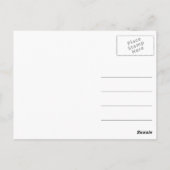 Blue Bonehead Graffiti Briefkaart (Achterkant)