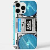 Blue boombox Case-Mate iPhone case (Achterkant)