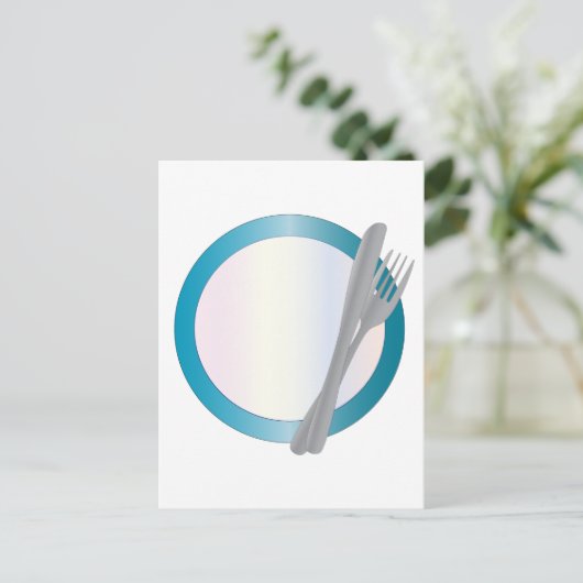 Blue Bord Special Briefkaart (Staand voorkant)