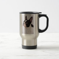 Blue Boston Terrier Dog Stainless Steel Mok