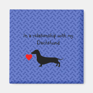 Blue Botten Funny Dachshund Magnet Magneet