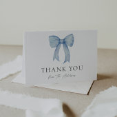 Blue Bow Baby Boy Bedankt