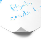 BLUE BOW BOEKEN KAARTEN EN GESCHENKEN POSTER (Hoek)