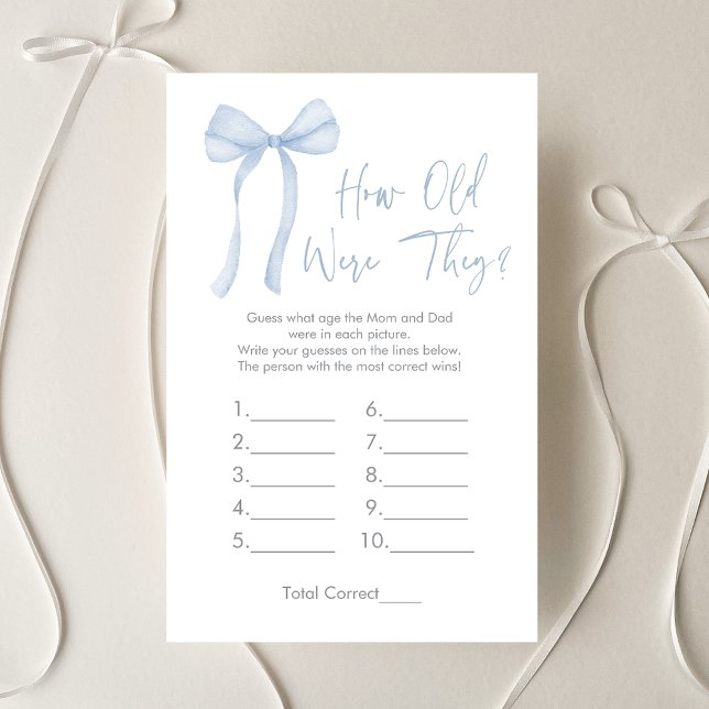 Blue Bow Coquette Boy Hoe oud waren ze spel (Creator heeft geüpload)