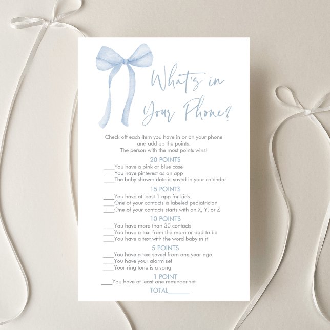 Blue Bow Coquette Boy Wat zit er in je telefoon sp (Creator heeft geüpload)