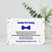 Blue Bow Cravate Baby Boy Douche Réserver Cartes d (Debout devant)