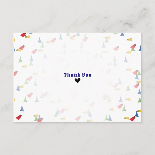 Blue Bow Cravate Baby Boy Douche Réserver Cartes d (Dos)