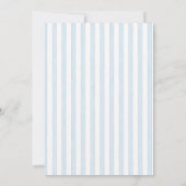 Blue bow lemon birthday Invitation (Dos)