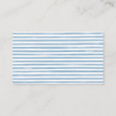 Blue Bow Little Pumpkin Baby shower Boeken voor Ba Informatiekaartje (Achterkant)