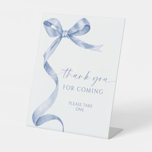 Blue Bow Merci Pour Le Signe À Venir (Recto)