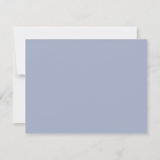 Blue Bow Nursery Note Card Kaart (Achterkant)