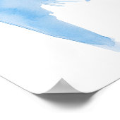 Blue Bow Ze is de knoop Vrijgezellenfeest Poster (Hoek)