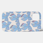 Blue Bows Coquette Case-Mate iPhone Case (Achterkant (horizontaal))