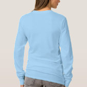 Blue Bowtie Dames T-shirt (Achterkant)