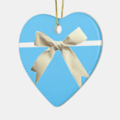 Blue Box Heart Ornament (Links)