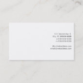 Blue Box Monogram Visitekaartje (Achterkant)