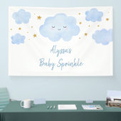 Blue Boy Cloud Stars Baby Sprinkle Spandoek (Beurs)