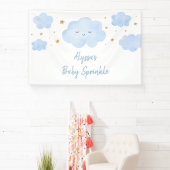 Blue Boy Cloud Stars Baby Sprinkle Spandoek (Insitu)
