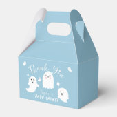 Blue Boy Halloween Ghost Baby shower Bedankdoosjes (Voorkant Zijde)