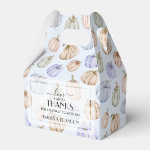 Blue Boy Pumpkins Baby shower grote gunst box Bedankdoosjes