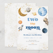 Blue Boy Two, de uitnodiging voor de verjaardag va (Voorkant / Achterkant)