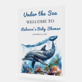 Blue Boy Under the Sea Baby shower Bienvenue (Angle)