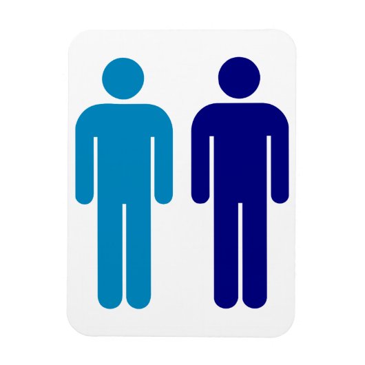 Blue Boys LGBTQ Magneet (Verticaal)