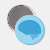 Blue Brain Magneet (Voorkant / Achterkant)