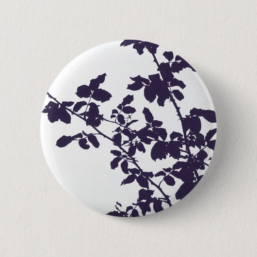 Blue Branches Button (Voorkant)