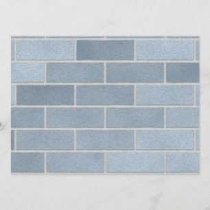 Blue Brick-muur Kaart