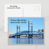 Blue Bridge Jacksonville, Florida Feestdagenkaart (Voorkant / Achterkant)