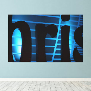 Blue Bris - Grande Impression sur Toile Encadrée
