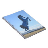 Blue Bronco-laptop Notitieboek (Rechterzijde)