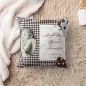 Blue Brown Ladybug Baby Keepomwille Pillow Kussen (Deken)