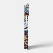 Blue Brown  Paisley New Case-Mate iPhone Case (Achterkant / Rechts)