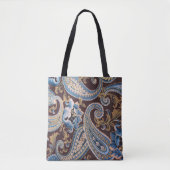 Blue Brown  Paisley New Draagtas (Voorkant)