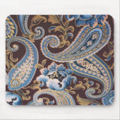 Blue Brown  Paisley New Muismat (Voorkant)