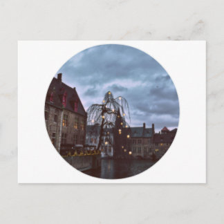Blue Brugge Briefkaart