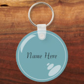 Blue Bubble-Sleutelhanger Sleutelhanger (Voorkant)