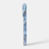 Blue Bubble Texture iPhone 15 Pro Case – Aesthetic (Côté gauche)