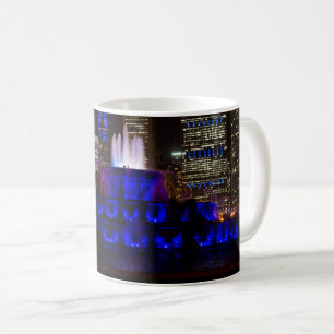 Blue Buckingham Fountain Coffee Mok