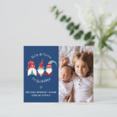 Blue Budget Foto Schattigee Gnome voor Feestdagen  (Staand voorkant)