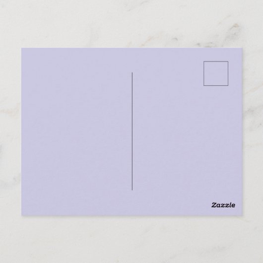 Blue Budgie Art New Address Briefkaart dat we verp (Achterkant)